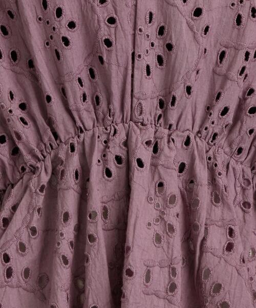 green label relaxing（グリーンレーベルリラクシング）の「CFC INDIA カットワーク シシュウ ブラウス（シャツ/ブラウス・レディース・ライラック/オフホワイト/ブラック・FREE）」の11枚目の写真