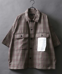 British Check Wid CPO Jacket/ブリティッシュチェック ワイドCPOシャツ/オーバーシャツ
