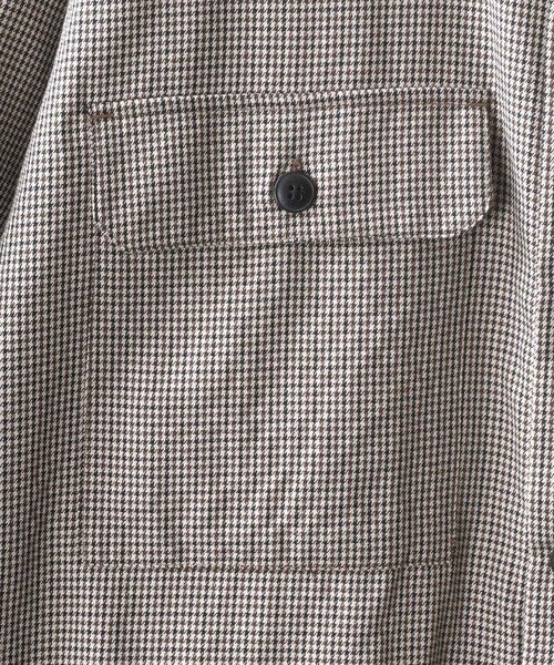 SITRY(シトリー)の「British Check Wid CPO Jacket/ブリティッシュチェック ワイドCPOシャツ/オーバーシャツ(シャツ/ブラウス・メンズ・ブラウン系その他/ベージュ系その他・M/L)」の10枚目の写真