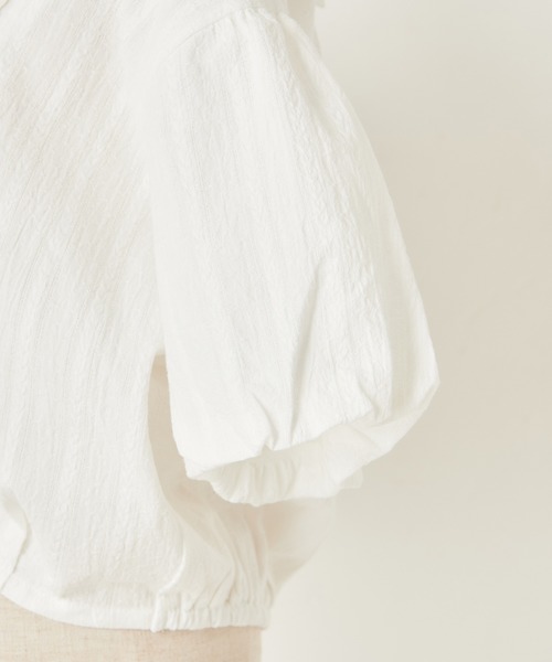 one after another NICE CLAUP(ワンアフターアナザーナイスクラップ)の「チロルフリル羽織ブラウス(シャツ/ブラウス・レディース・オフホワイト/ブラック/その他・FREE)」の20枚目の写真