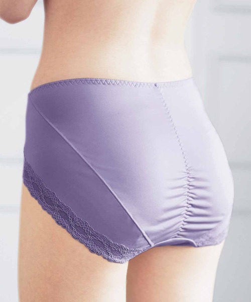 flufeel(フラフィール)の「贅沢刺しゅうでうっとりレディー やさしくスリムメイクブラ&ショーツ(ブラ&ショーツ・レディース・パープル/ピンク/ブルー/グリーン系その他・16/1/13/14/9/20/10/7/18/15 /2/22/12/19/4/5/8)」の14枚目の写真
