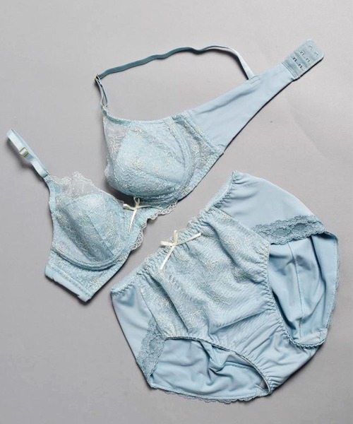 flufeel(フラフィール)の「贅沢刺しゅうでうっとりレディー やさしくスリムメイクブラ&ショーツ(ブラ&ショーツ・レディース・パープル/ピンク/ブルー/グリーン系その他・16/1/13/14/9/20/10/7/18/15 /2/22/12/19/4/5/8)」の16枚目の写真