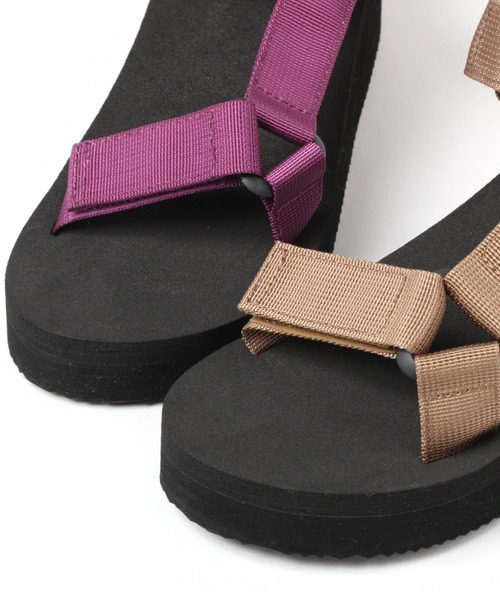 LAKOLE（ラコレ）の「プラットフォームサンダル / LAKOLE（サンダル・レディース・ブラック/ブラウン系その他/パープル・MEDIUM/LARGE/SMALL）」の12枚目の写真