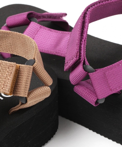 LAKOLE（ラコレ）の「プラットフォームサンダル / LAKOLE（サンダル・レディース・ブラック/ブラウン系その他/パープル・MEDIUM/LARGE/SMALL）」の10枚目の写真