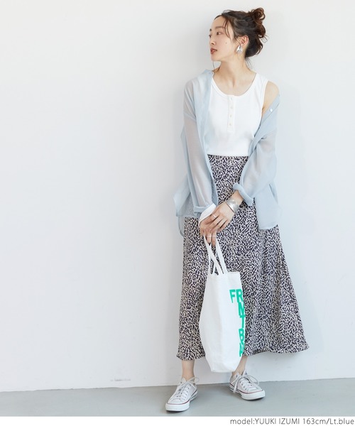 coca(coca)(コカ)の「バンドカラーシアーシャツ(シャツ/ブラウス・レディース・ライトブルー/グレー系その他/ブラック・ONE SIZE)」の8枚目の写真