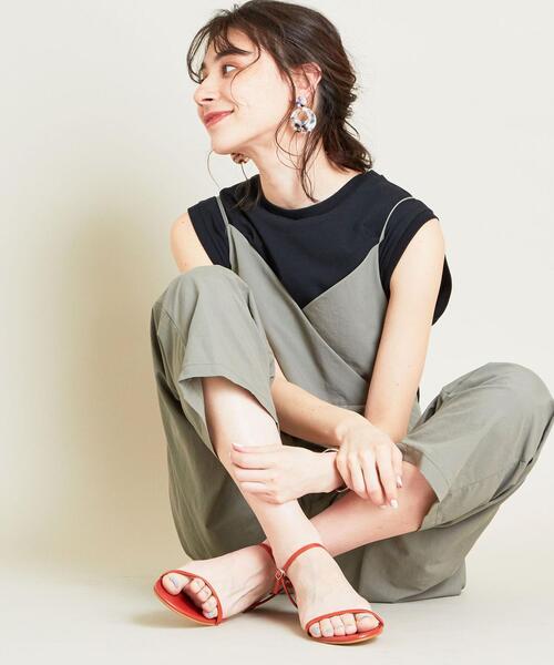 BEAUTY&YOUTH UNITED ARROWS（ビューティーアンドユースユナイテッドアローズ）の「BY レザースマートライン アンクルストラップ サンダル о（サンダル・レディース・オフホワイト/ブラック/オレンジ系その他・37/36/38/36h/37h）」の18枚目の写真