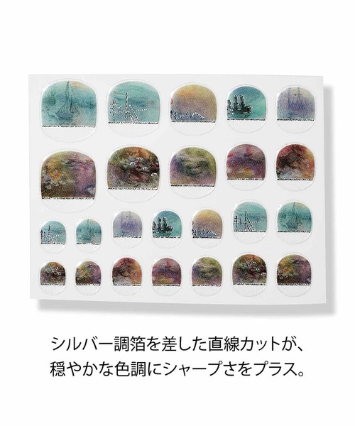 MEDE19F（メデジュウキュウ）の「ＭＥＤＥ１９Ｆ　モネの世界をまとうネイルシール（ネイルシール/ネイルチップ・レディース・その他1/その他2/その他3・ONE SIZE）」の4枚目の写真