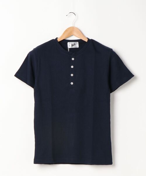 ARCHIVER(アーカイバ)の「【Bl】サーマル半袖ヘンリーネックTシャツ(Tシャツ/カットソー・レディース・ホワイト/グレー/サックスブルー/ピンク/ブラック/カーキ/ネイビー・MEDIUM/LARGE/X-LARGE)」の13枚目の写真