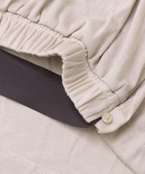 LAATO（ラート）の「MANTLE POCKET T-SHIRTS（Tシャツ/カットソー・レディース・ベージュ/ブルー・FREE）」の7枚目の写真