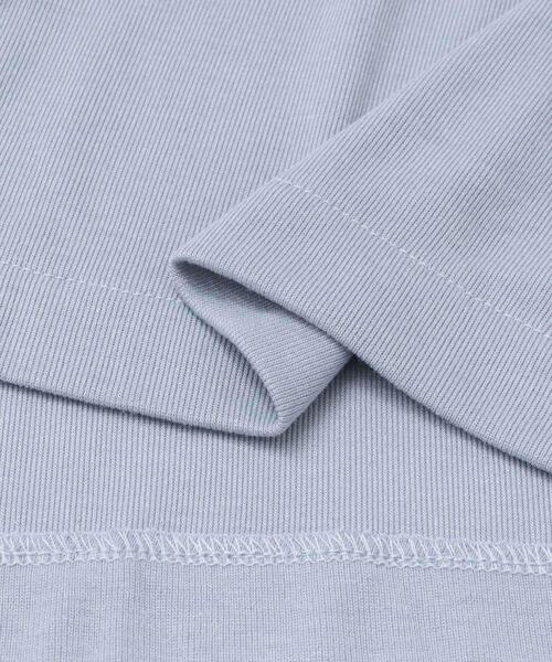 LAATO（ラート）の「MANTLE POCKET T-SHIRTS（Tシャツ/カットソー・レディース・ベージュ/ブルー・FREE）」の5枚目の写真