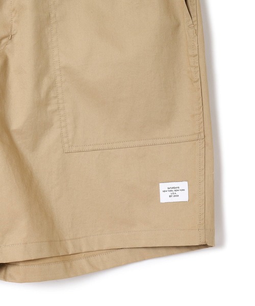 Saturdays NYC（サタデーズ ニューヨークシティ ）の「SATURDAYS NEW YORK CITY(サタデーズ ニューヨークシティ)　Quinn Short（その他パンツ・メンズ・カーキ/ブラック・11/L）」の6枚目の写真
