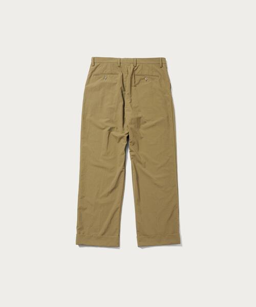 District（ディストリクト）の「＜District（ディストリクト）＞ ナイロン ２プリーツ ワイド（その他パンツ・メンズ・ブラック/ベージュ・LARGE/SMALL/MEDIUM/X-SMALL/XS）」の9枚目の写真