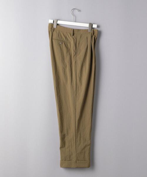 District（ディストリクト）の「＜District（ディストリクト）＞ ナイロン ２プリーツ ワイド（その他パンツ・メンズ・ブラック/ベージュ・LARGE/SMALL/MEDIUM/X-SMALL/XS）」の11枚目の写真