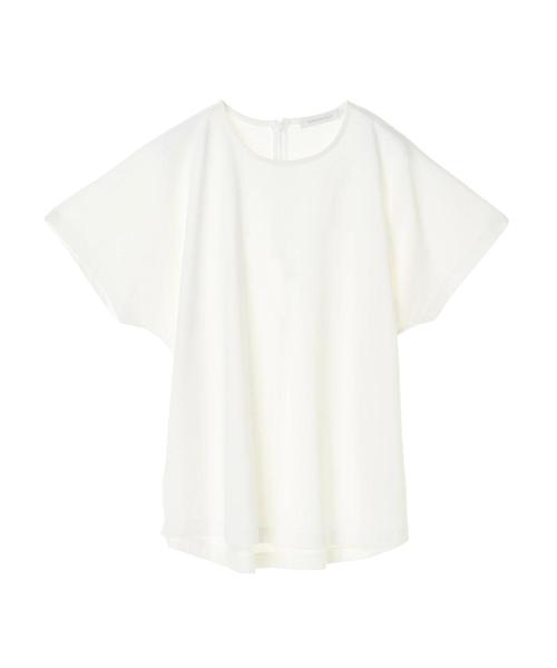 AMERICAN HOLIC(アメリカンホリック)の「バックZIP半袖ドルマンカットプルオーバー *(Tシャツ/カットソー・レディース・ライトグレー/ブラック/ブラウン/オフホワイト/イエロー・M/L)」の14枚目の写真