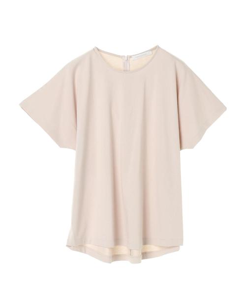 AMERICAN HOLIC(アメリカンホリック)の「バックZIP半袖ドルマンカットプルオーバー *(Tシャツ/カットソー・レディース・ライトグレー/ブラック/ブラウン/オフホワイト/イエロー・M/L)」の15枚目の写真