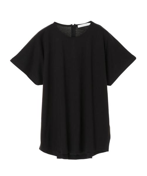 AMERICAN HOLIC(アメリカンホリック)の「バックZIP半袖ドルマンカットプルオーバー *(Tシャツ/カットソー・レディース・ライトグレー/ブラック/ブラウン/オフホワイト/イエロー・M/L)」の16枚目の写真