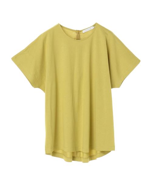 AMERICAN HOLIC(アメリカンホリック)の「バックZIP半袖ドルマンカットプルオーバー *(Tシャツ/カットソー・レディース・ライトグレー/ブラック/ブラウン/オフホワイト/イエロー・M/L)」の18枚目の写真