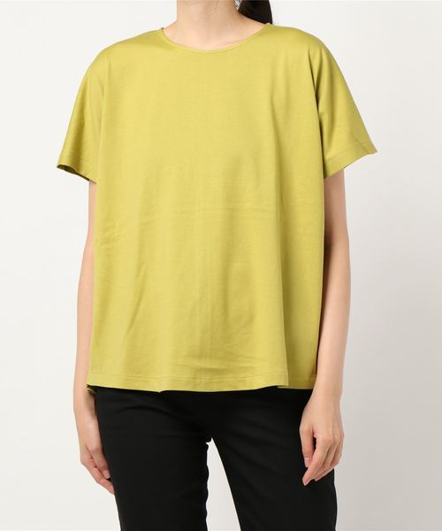 AMERICAN HOLIC(アメリカンホリック)の「バックZIP半袖ドルマンカットプルオーバー *(Tシャツ/カットソー・レディース・ライトグレー/ブラック/ブラウン/オフホワイト/イエロー・M/L)」の21枚目の写真