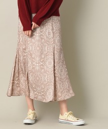 INTERPLANET | ツイルサテンペイズリープリントスカート(スカート)
