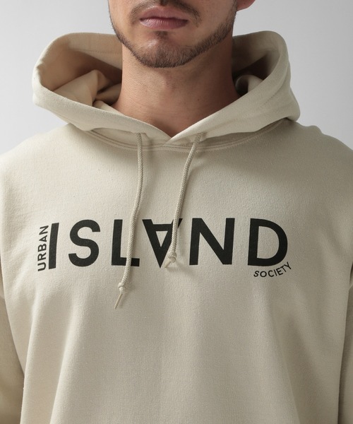 URBAN ISLAND SOCIETY(アーバンアイランドソサエティ)の「【URBAN ISLAND SOCIETY(アーバンアイランドソサエティ)】アイランドパーカー(パーカー・メンズ・スカイブルー/ブラック/アイボリー・MEDIUM/LARGE)」の11枚目の写真