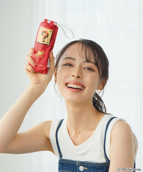 Wpc.(ダブリュピーシー)の「遮光タイニー スーパーマリオブラザーズ(折りたたみ傘・メンズ・レッド/グリーン・FREE)」の3枚目の写真