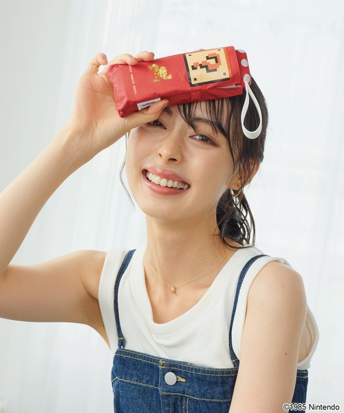 Wpc.(ダブリュピーシー)の「遮光タイニー スーパーマリオブラザーズ(折りたたみ傘・メンズ・レッド/グリーン・FREE)」の4枚目の写真