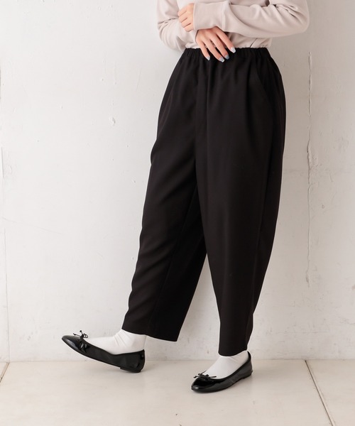 PUAL CE CIN（ピュアルセシン）の「バルーンパンツ（その他パンツ・レディース・グレー/グレイッシュベージュ/ブラック・FREE）」の8枚目の写真