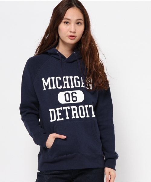 WEGO（ウィゴー）の「WEGO/裏起毛ヘビーウェイトプルパーカー（パーカー・メンズ・杢グレー/ネイビー・MEDIUM/LARGE）」の14枚目の写真