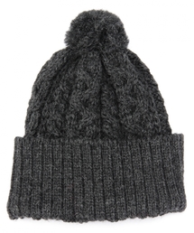 BEAUTY&YOUTH UNITED ARROWS | BYBC HIGHLAND 2000 ケーブルポンポンニットキャップ(ニットキャップ/ビーニー)