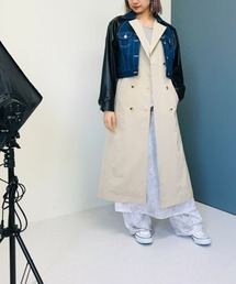 Gジャン×ジレ　コーディネートアウター