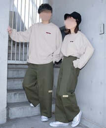 PairPair | 【minagiコラボ】ピスネーム付きカーゴパンツ(ユニセックス)(カーゴパンツ)