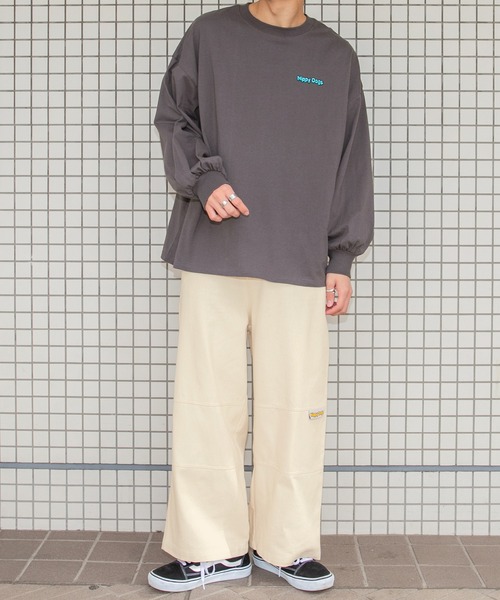 PairPair（ペアペア）の「【minagiコラボ】ピスネーム付きカーゴパンツ(ユニセックス)（カーゴパンツ・メンズ・アイボリー/パープル/カーキ・MEDIUM/LARGE）」の9枚目の写真