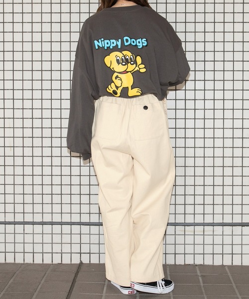 PairPair（ペアペア）の「【minagiコラボ】ピスネーム付きカーゴパンツ(ユニセックス)（カーゴパンツ・メンズ・アイボリー/パープル/カーキ・MEDIUM/LARGE）」の19枚目の写真