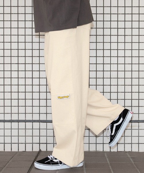 PairPair（ペアペア）の「【minagiコラボ】ピスネーム付きカーゴパンツ(ユニセックス)（カーゴパンツ・メンズ・アイボリー/パープル/カーキ・MEDIUM/LARGE）」の15枚目の写真