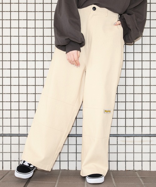 PairPair（ペアペア）の「【minagiコラボ】ピスネーム付きカーゴパンツ(ユニセックス)（カーゴパンツ・メンズ・アイボリー/パープル/カーキ・MEDIUM/LARGE）」の20枚目の写真