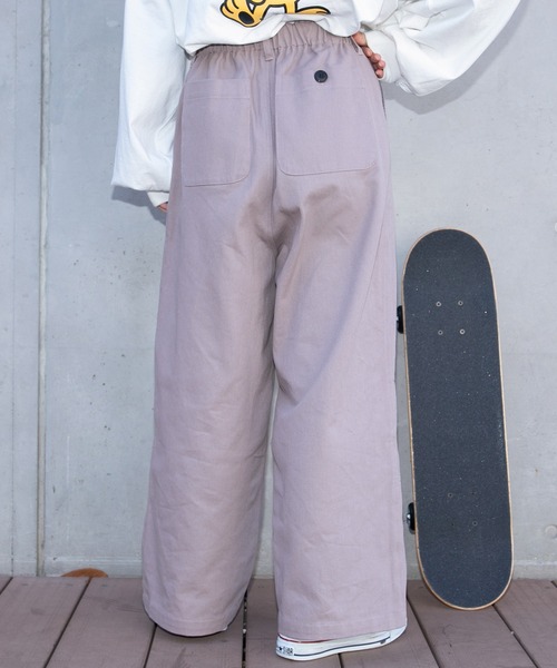 PairPair（ペアペア）の「【minagiコラボ】ピスネーム付きカーゴパンツ(ユニセックス)（カーゴパンツ・メンズ・アイボリー/パープル/カーキ・MEDIUM/LARGE）」の16枚目の写真