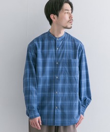 URBAN RESEARCH | ブロードチェックバンドカラーシャツ(シャツ/ブラウス)