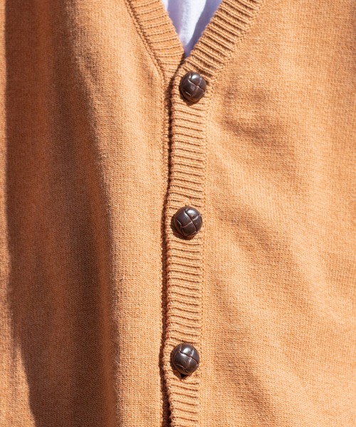 kutir（クティール）の「春色ルーズニットカーディガン（カーディガン/ボレロ・メンズ・ライトブルー/オレンジ/ライトグリーン/サンドベージュ・MEDIUM/LARGE）」の19枚目の写真