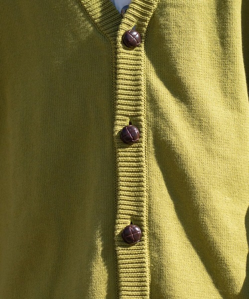 kutir（クティール）の「春色ルーズニットカーディガン（カーディガン/ボレロ・メンズ・ライトブルー/オレンジ/ライトグリーン/サンドベージュ・MEDIUM/LARGE）」の20枚目の写真