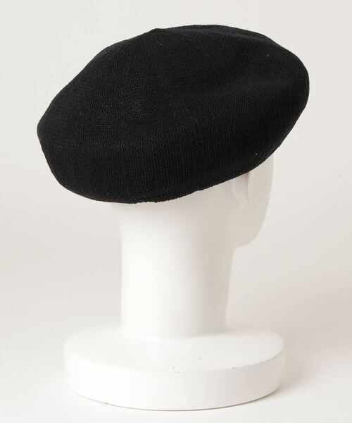 Basiquenti（ベーシックエンティ）の「【Basiquenti】Cotton Thermo Beret Large BCA-E70065（ハンチング/ベレー帽・メンズ・ブラック/ネイビー/グレー・FREE）」の4枚目の写真