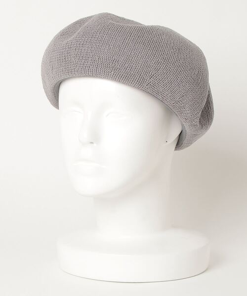 Basiquenti（ベーシックエンティ）の「【Basiquenti】Cotton Thermo Beret Large BCA-E70065（ハンチング/ベレー帽・メンズ・ブラック/ネイビー/グレー・FREE）」の7枚目の写真
