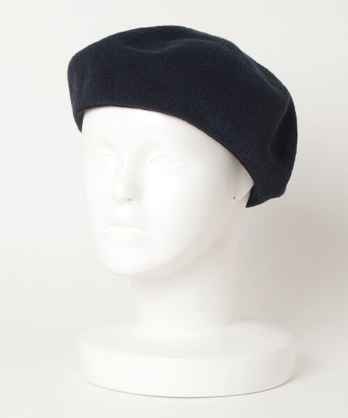 Basiquenti（ベーシックエンティ）の「【Basiquenti】Cotton Thermo Beret Large BCA-E70065（ハンチング/ベレー帽・メンズ・ブラック/ネイビー/グレー・FREE）」の8枚目の写真