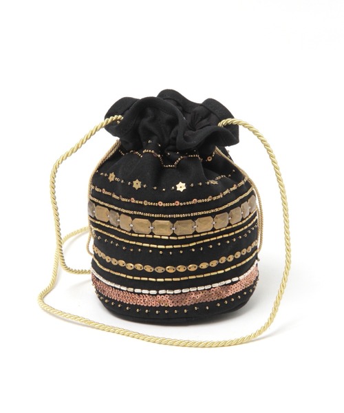 BAYFLOW（ベイフロー）の「インドビーズキンチャク（ハンドバッグ・レディース・その他1/その他2・FREE）」の3枚目の写真