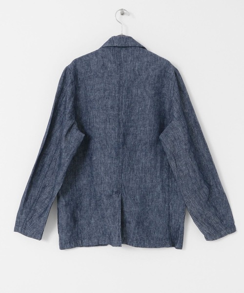 ITEMS URBANRESEARCH（アイテムズ アーバンリサーチ）の「麻綿デニムジャケット（その他アウター・メンズ・ライトインディゴブルー/インディゴブルー・38/40）」の7枚目の写真