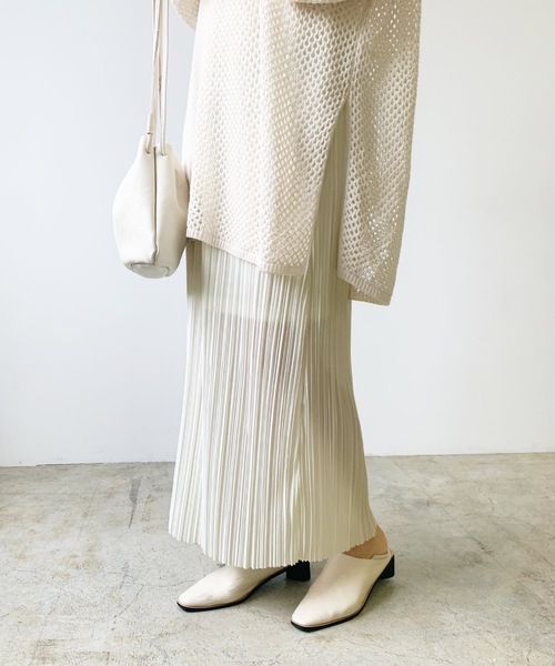 LIAN（リアン）の「ランダムプリーツロングスカート（スカート）」 - WEAR 