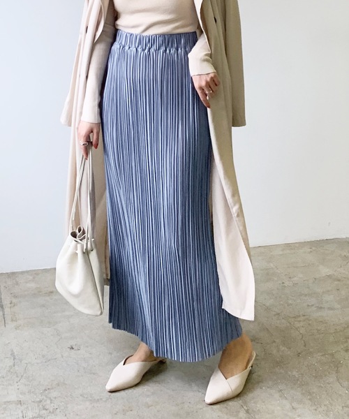 LIAN（リアン）の「ランダムプリーツロングスカート（スカート）」 - WEAR 