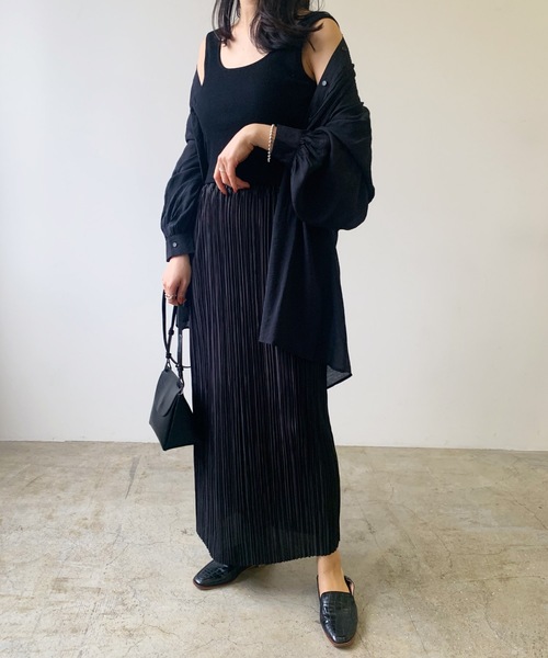 LIAN（リアン）の「ランダムプリーツロングスカート（スカート）」 - WEAR 