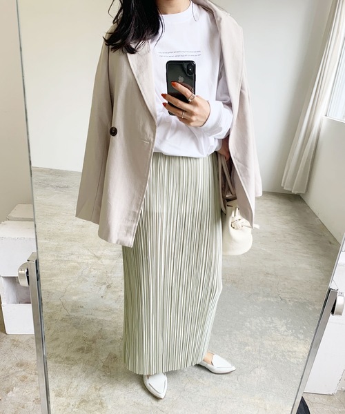 LIAN（リアン）の「ランダムプリーツロングスカート（スカート）」 - WEAR 