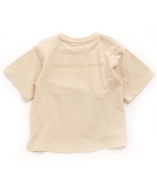 Otonato(オトナト)の「ツイストTシャツ(Tシャツ/カットソー・キッズ・アイボリー/ライム/パープル・120/100/140/110/130/90)」の4枚目の写真