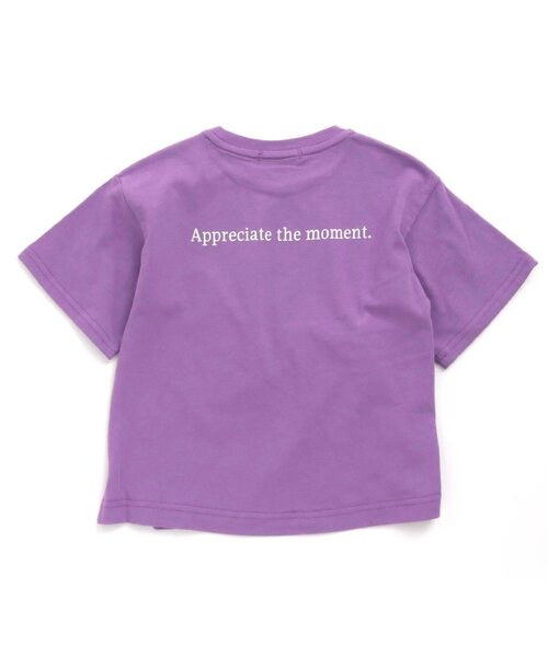 Otonato(オトナト)の「ツイストTシャツ(Tシャツ/カットソー・キッズ・アイボリー/ライム/パープル・120/100/140/110/130/90)」の6枚目の写真